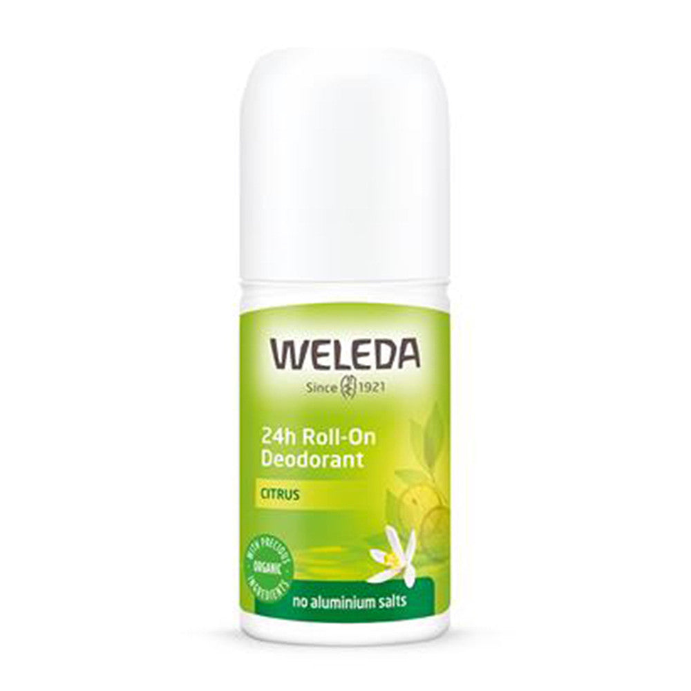 Weleda Citrus 24 Hour Roll On Deodorant, 1.7 Oz